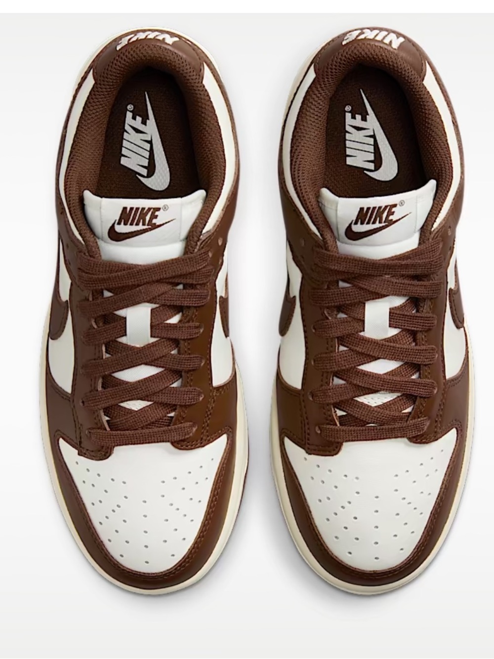 Women’s brown and white dunks - Picture 2 of 5